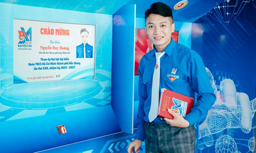 Anh Nguyễn Huy Hoàng - Cán bộ đoàn năng động, đa tài